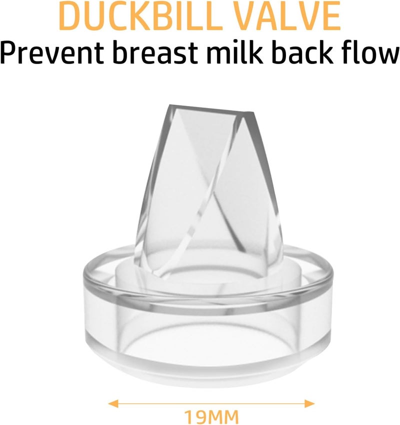 afontoto 6 Pack Silicone Duckbill Valve Compatible with S9 / S12 / S9Pro / S12Pro Wearable Breast Pump, Electric Breast Pump Parts Accessories - Image 5